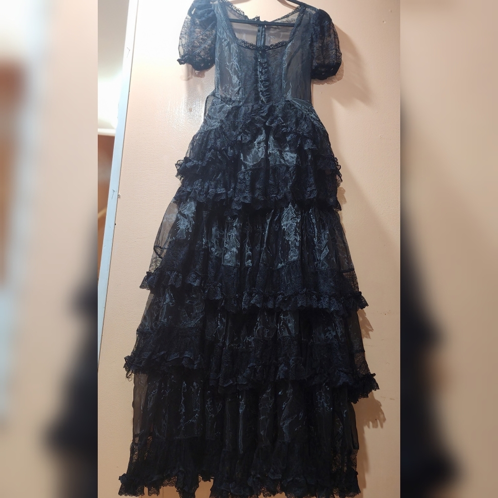 Dolls Kill Pretty Imperfect Maxi Gown Dress Small Sold Out On Website